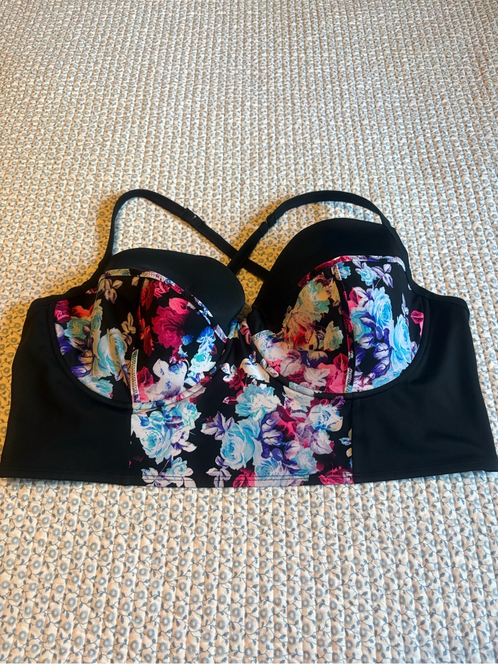 Torrid Women's Floral Print Bikini Top